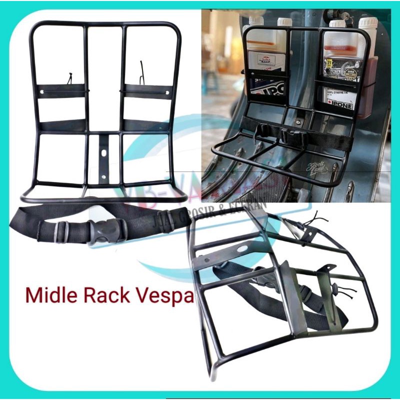 (Termurah) MIDLE MIDDLE RACK VESPA RAK TENGAH VESPA SUPER SPRINT
