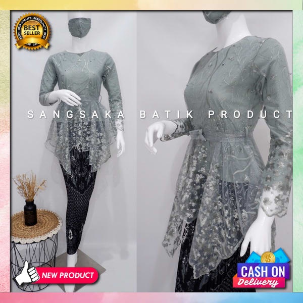 Bsju Set Kabaya Dewasa Onset Kebya Wnita Modern Buju Kebayak Remaja Murah 1Set Bj Kelulusan Setelan 