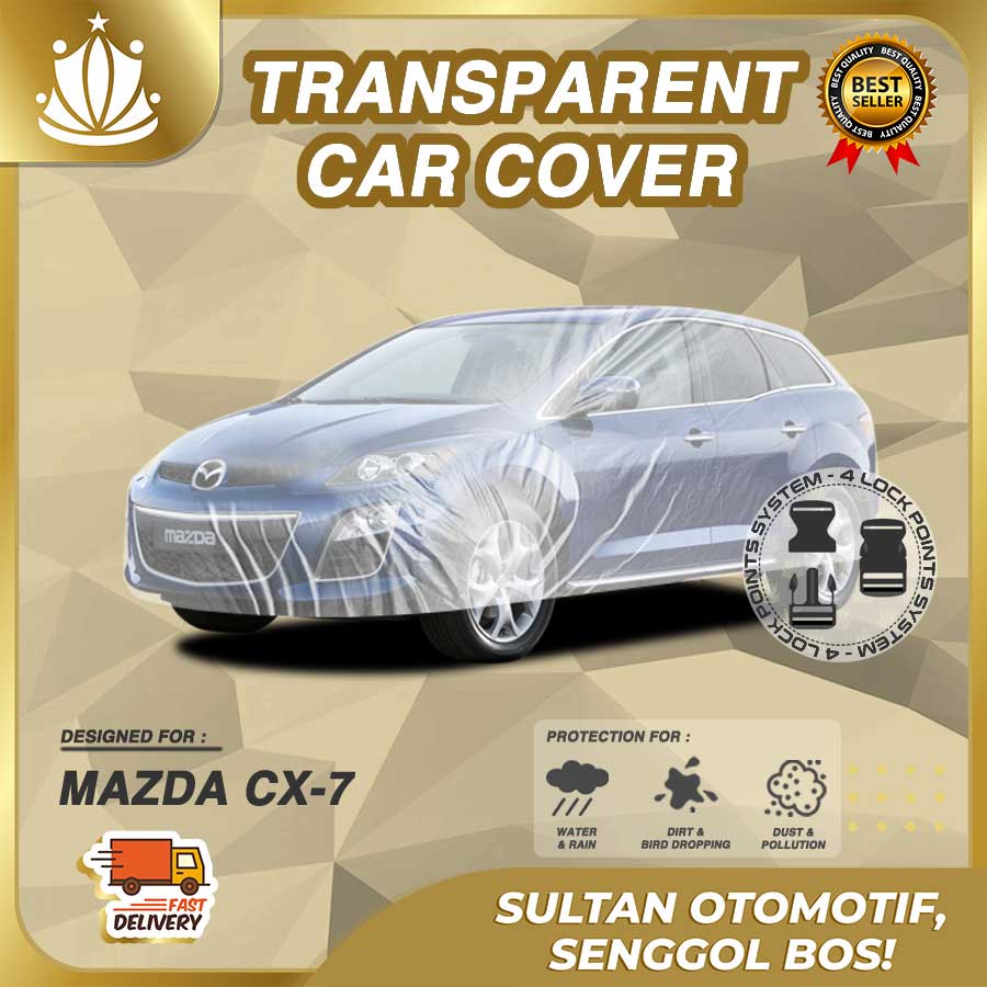 Body Cover Mobil Plastik TEBAL Mazda CX7 CX 7 WATERPROOF