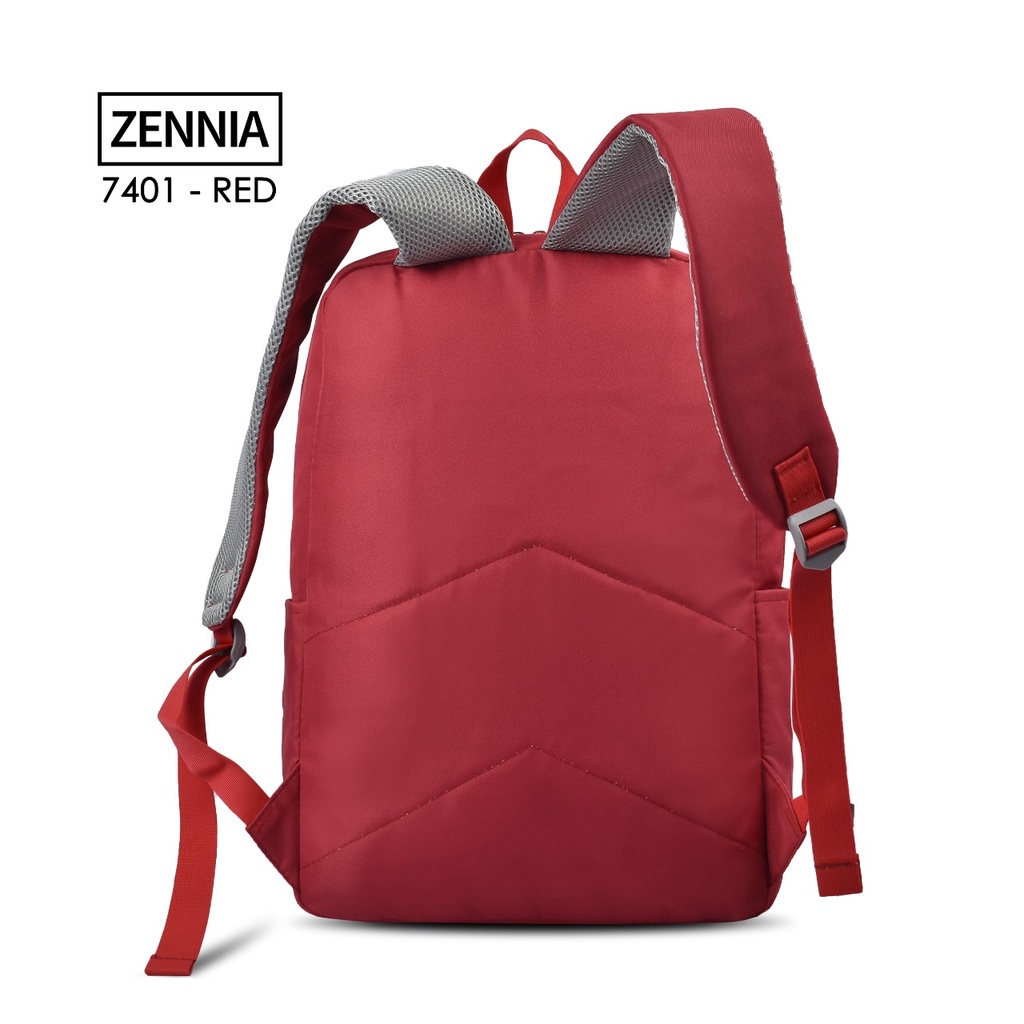 Tas Ransel Wanita Zennia 7401 Backpack Sekolah Kuliah Tas Fashion Travelling