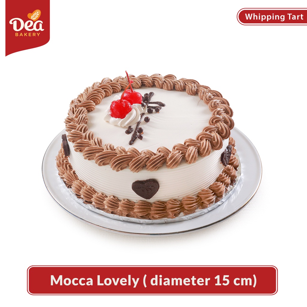 Whipping Tart Mocca Lovely Dea Bakery (diameter 15 cm)