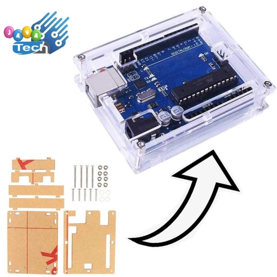 Casing Arduino UNO R3 Acrylic Acrylik Case