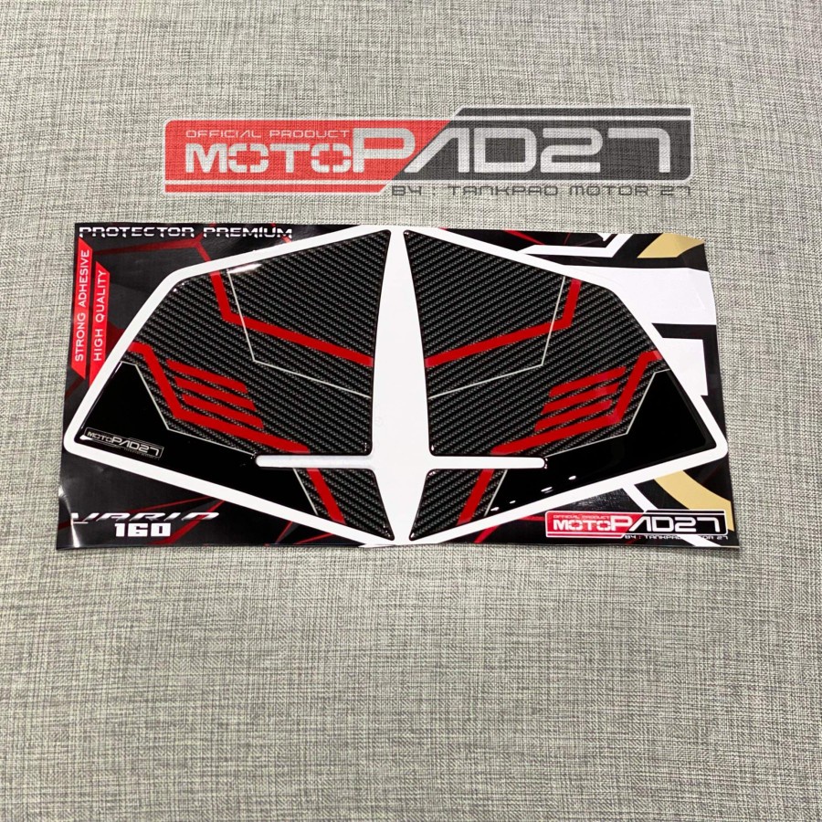 Sticker stiker timbul cover body samping depan Honda Vario160