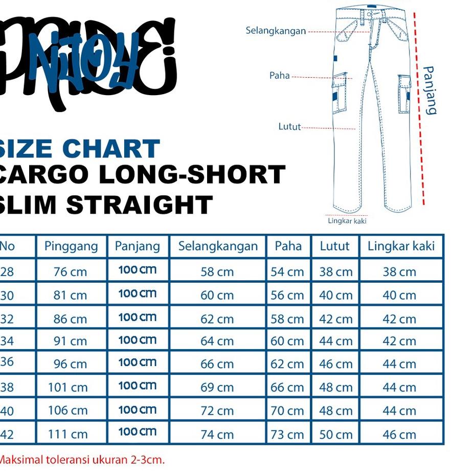 See More--Pride N Joy - Celana Cargo Black Hitam - Cargo Black Long Short Pants