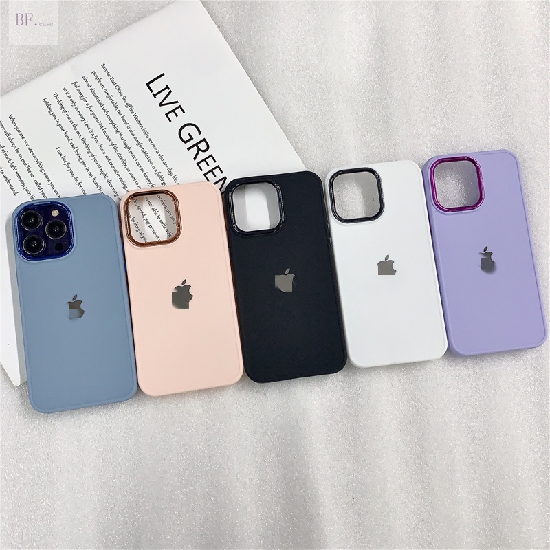 Soft Case Pelindung Lensa Electroplated Bahan Silikon Untuk Iphone 14promax 13 12 11 Pro Max XR