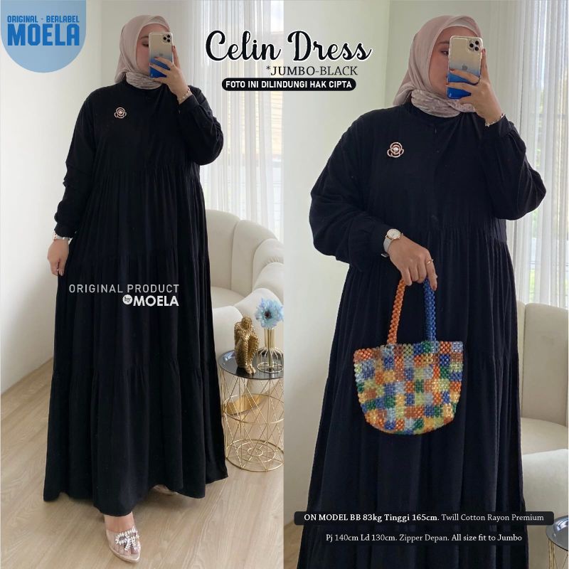 DRESS HITAM MOELA