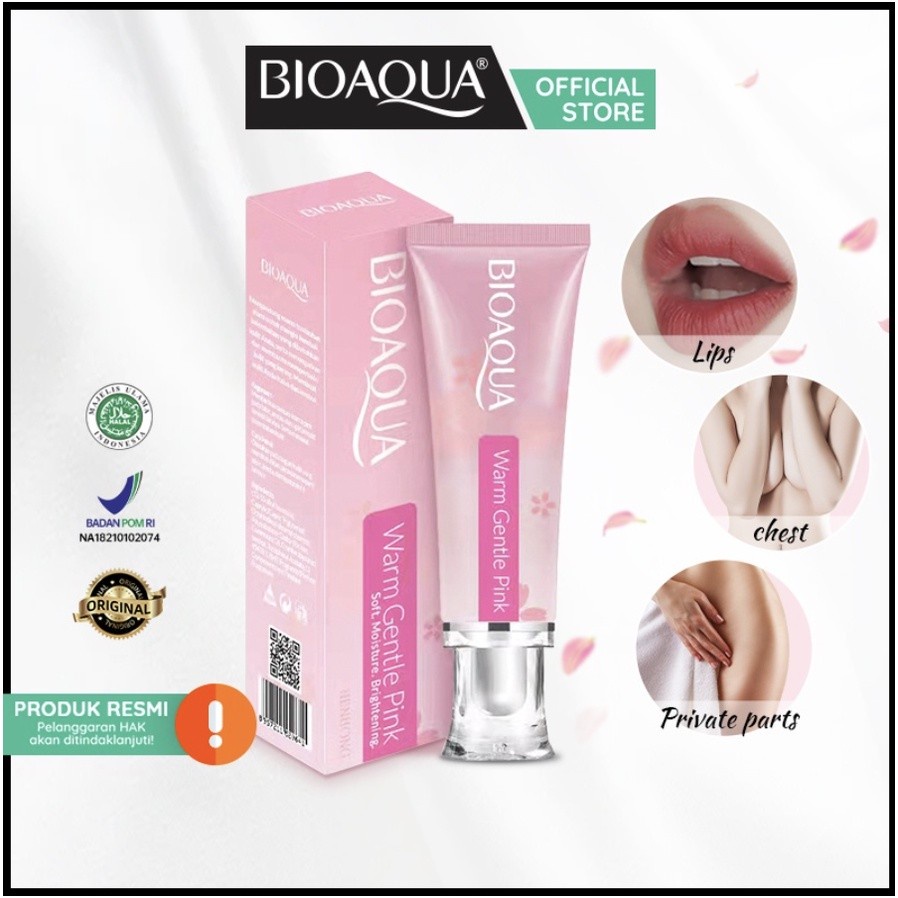 [BPOM] BIOAQUA NENHONG Cream 30g Warm Gentle Pink Lip Serum Krim Pemerah Bibir ketiak puting Miss V 