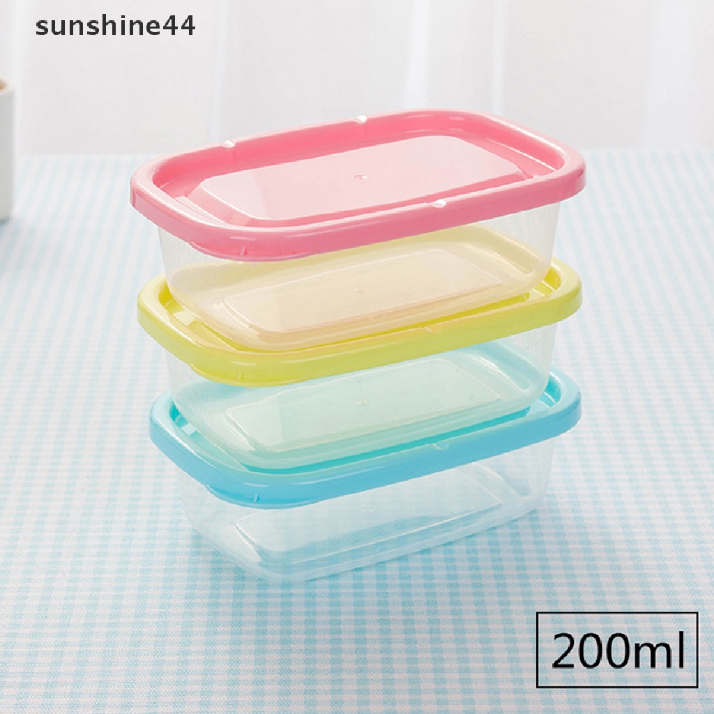 Sunshine Kotak Makan Siang Portable Bentuk Persegi Panjang Untuk Sekolah / Kantor