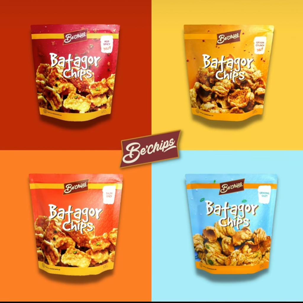 Batagor Kering BeChips Super Crispy Khas Bandung Extra Bumbu Kacang 70 g