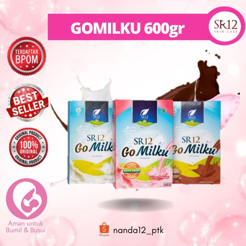 

SUSU GOMILKU SR12 600GR || SUSU ETTAWA PREMIUM