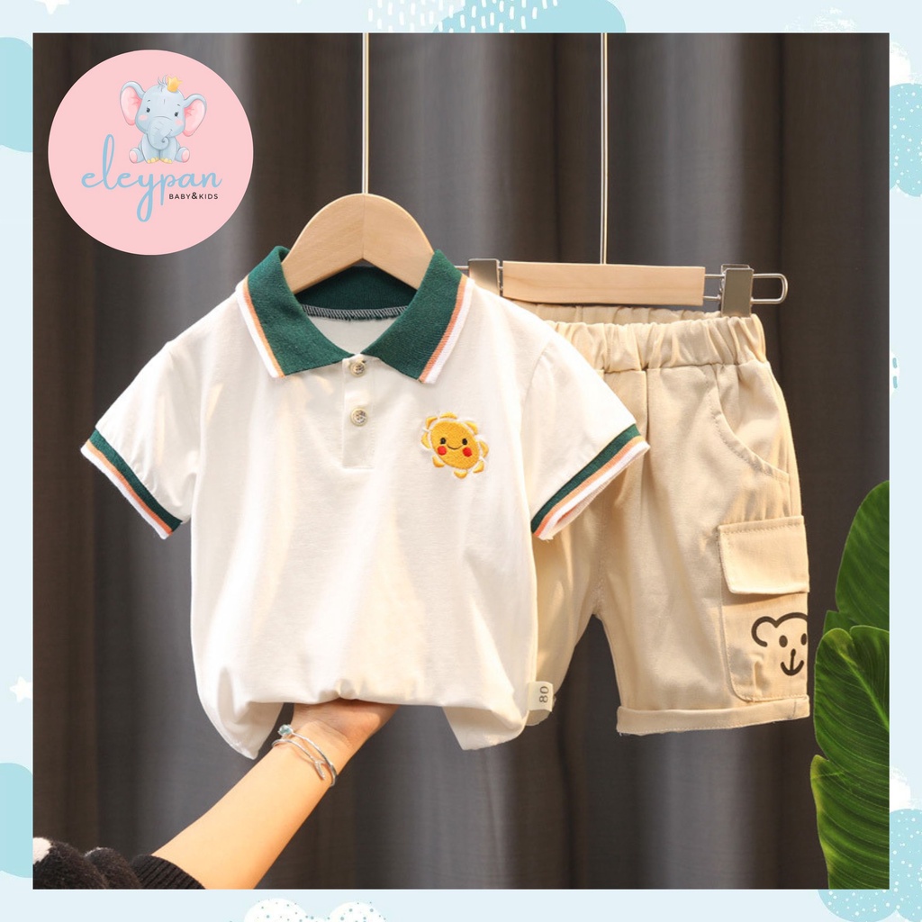 Setelan Polo Anak Impor / Baju Jalan Anak Laki / Polo Cowok