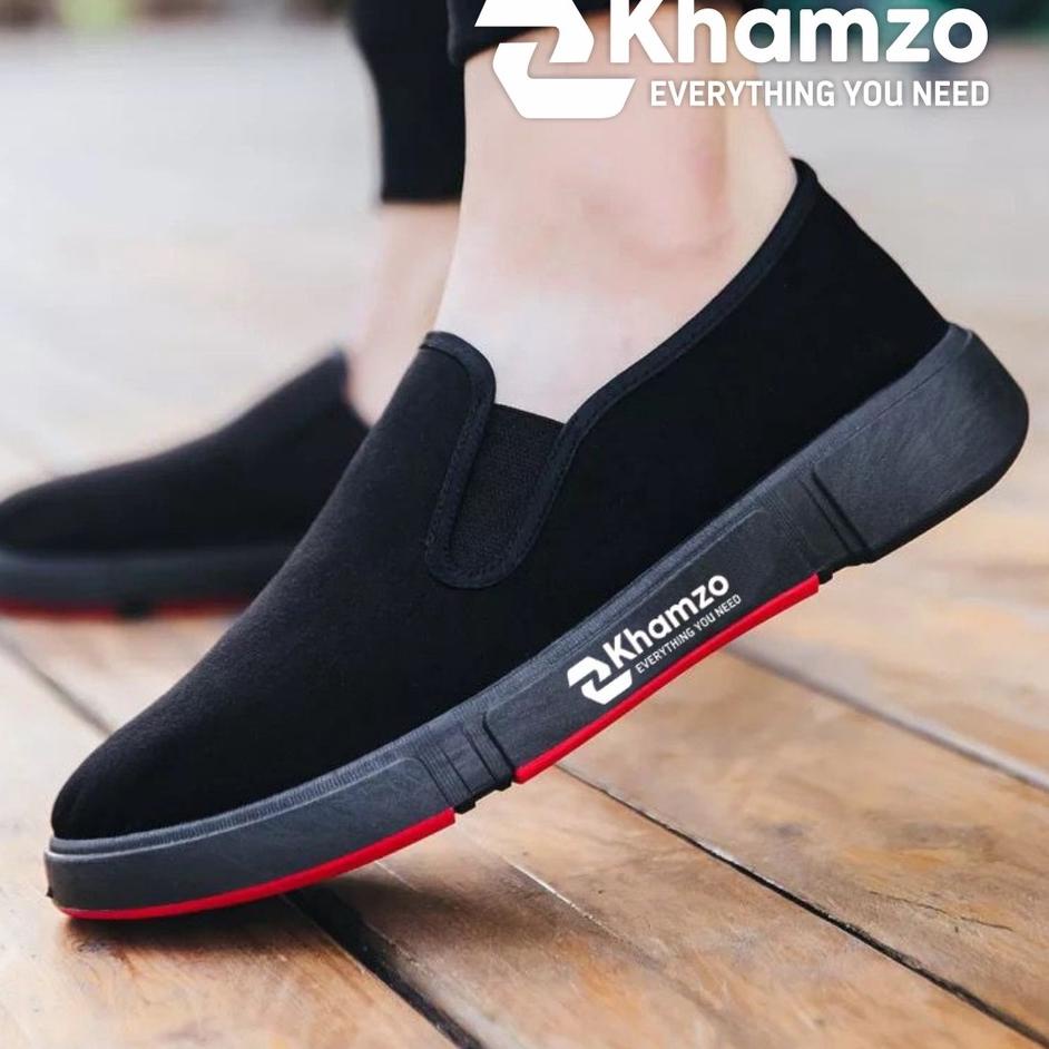 Sepatu Pria Slip On Casual Original Import Khamzo D05 [BJR.18Oc22p]
