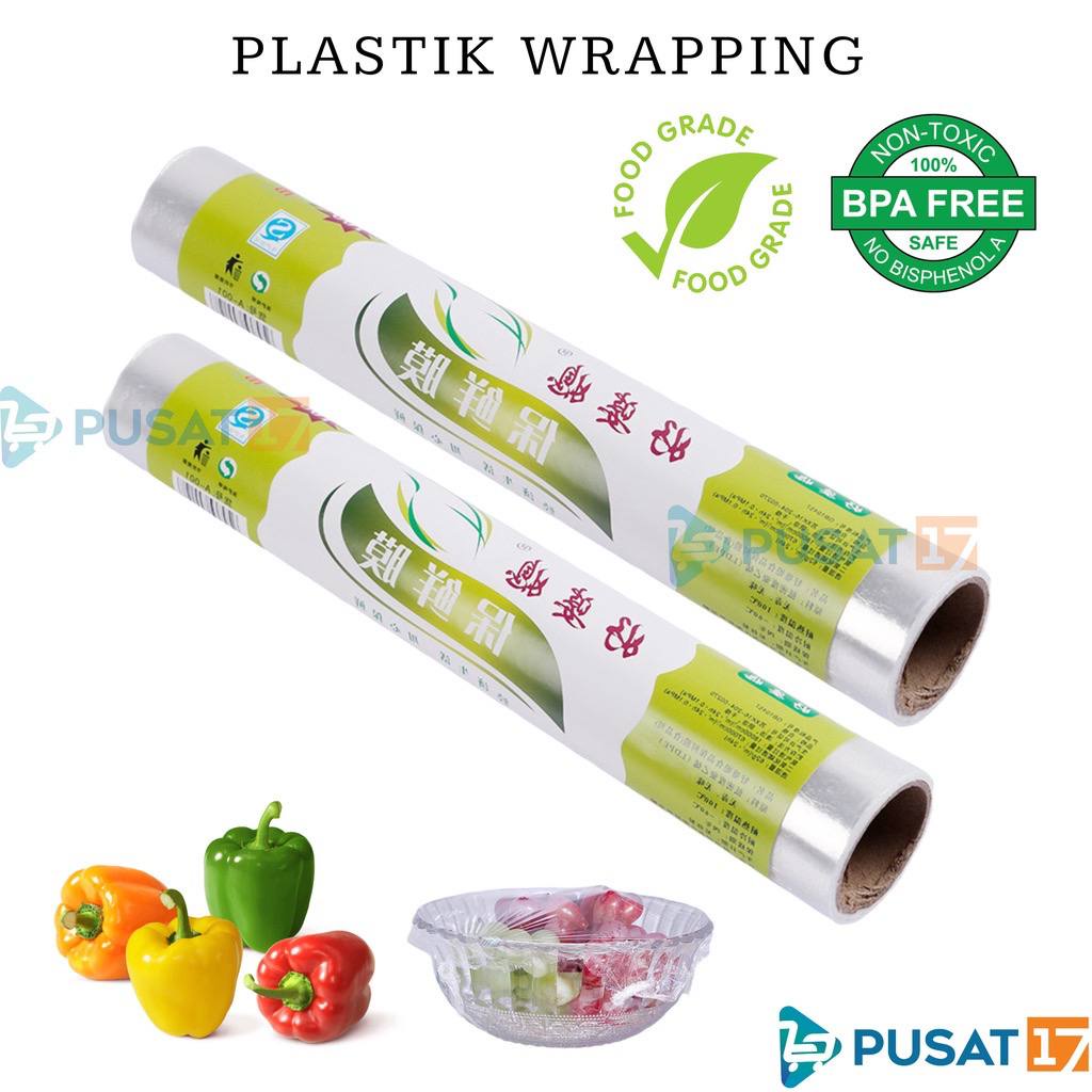 TGM - PLASTIK WRAPPING MAKANAN 30CM ROLL / CLING WRAP PLASTIK WRAPING / PEMBUNGKUS MAKANANAN REPING / WRAPPING FOOD FRESH