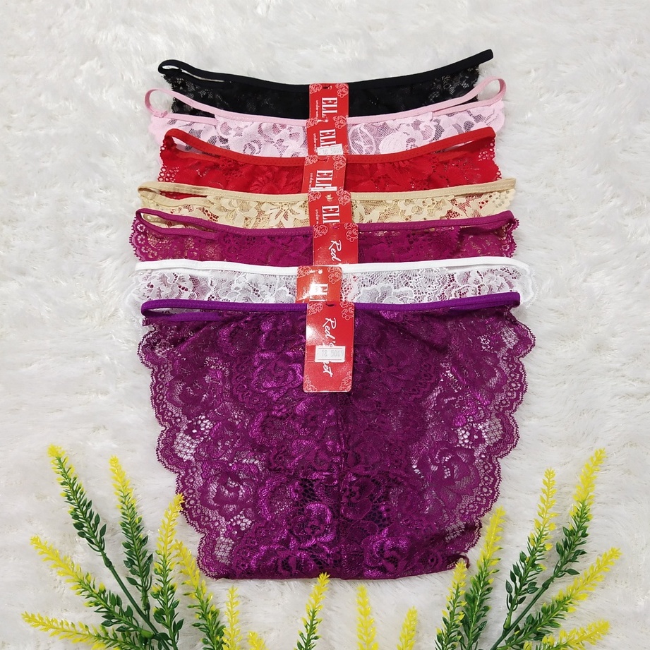 vz lingerie - CD / CELANA DALAM RENDA TALI TIPIS SIZE  203