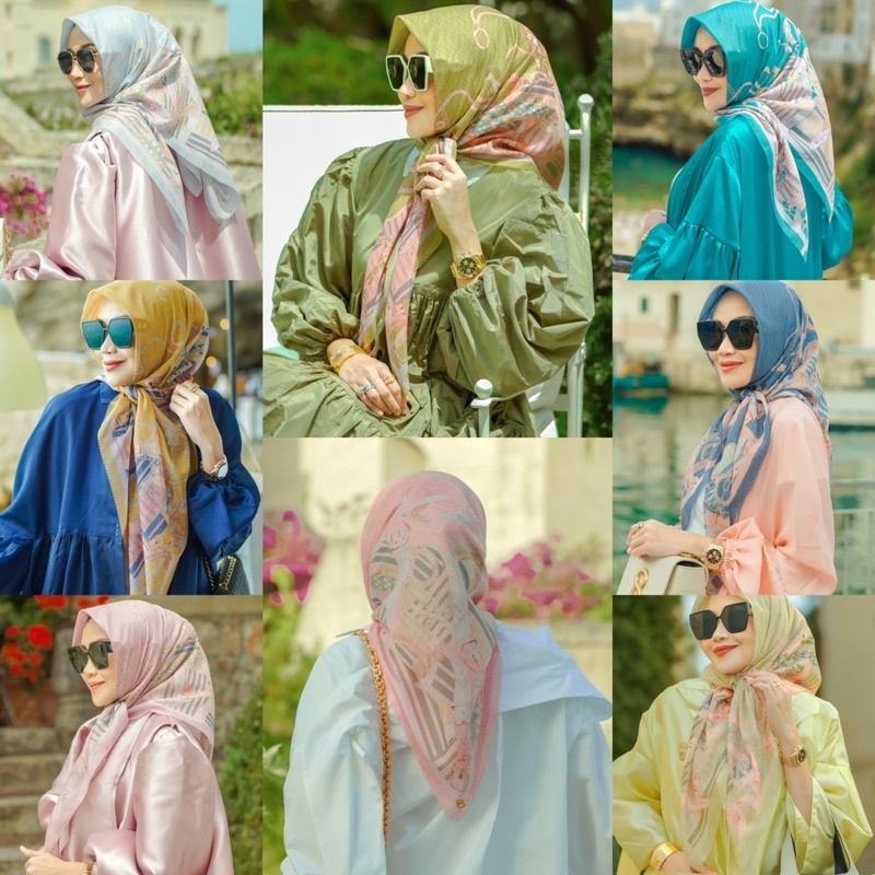 Wonderland series Buttonscraft original Hijab Button original Buttonscarves