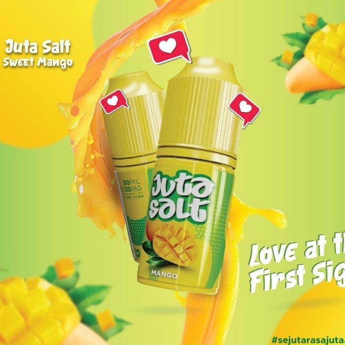 LIQUID 30ML JUTA SALT MANGO RASA MANGGA MANGGO