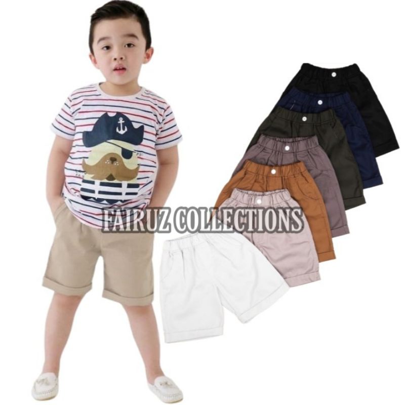 Celana Anak Laki laki Celana Chino Pendek Anak 1-13 Tahun Material Bahan Premium American Drill