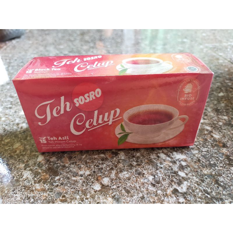 Sosro teh celup isi 15kantong teh