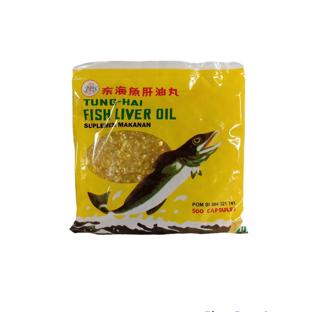 Minyak Ikan Tung Hai Tunghai Fish Liver Oil Soft Capsule 500s