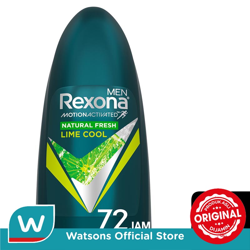 Rexona Men Deodorant Anti-Perspirant Roll On Natural Fresh Lime Cool 45Ml