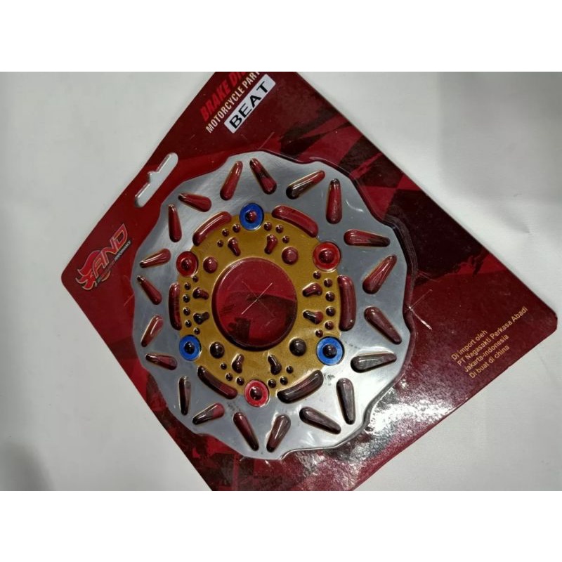 Disc piringan cakram depan honda beat model rivet monel ukuran standar pnp honda beat vario lama dll