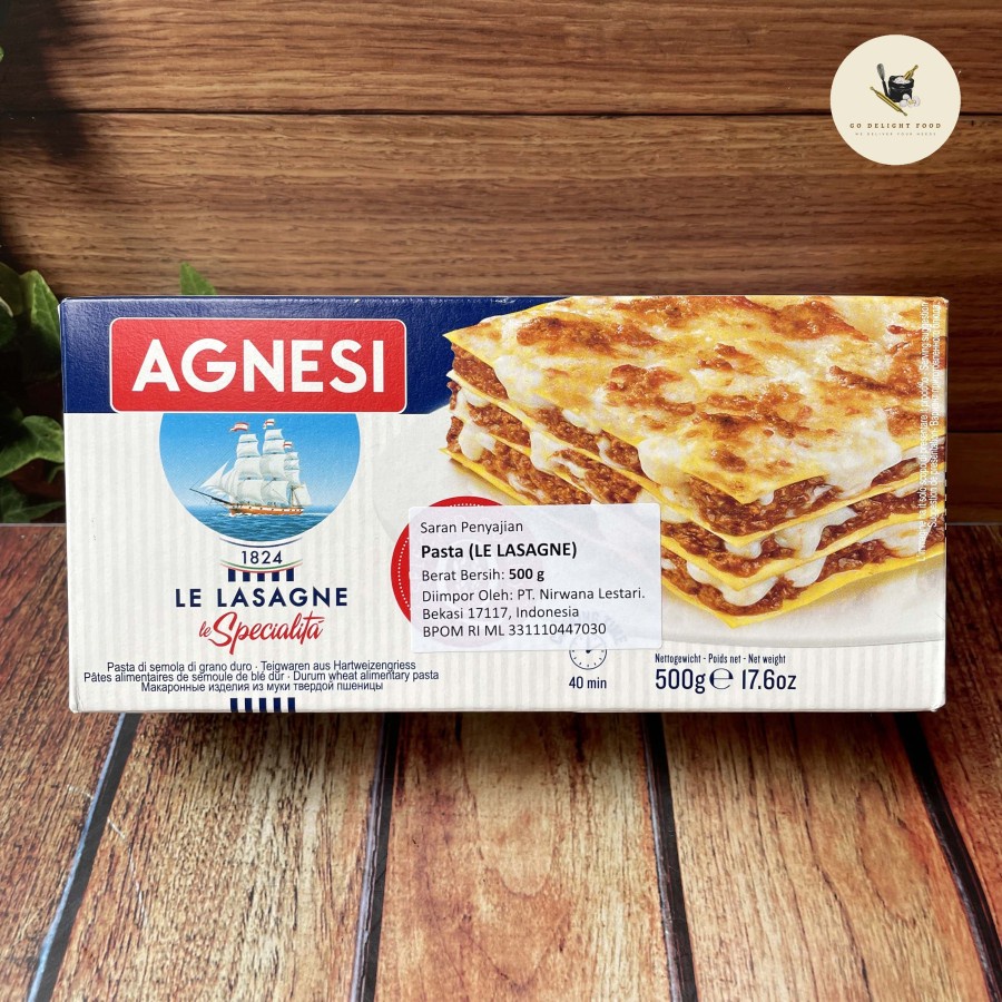 

Agnesi Lasagna / Pasta Lasagne - 500G