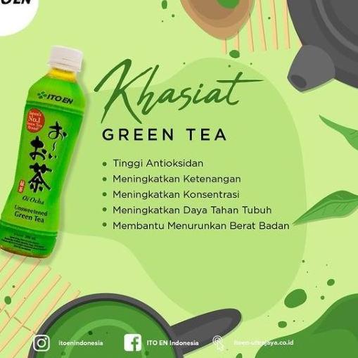 

Diskon✔️ITO EN Oi Ocha Unsweetened Green Tea 500 ml @6 pcs - Teh Hijau|RA5