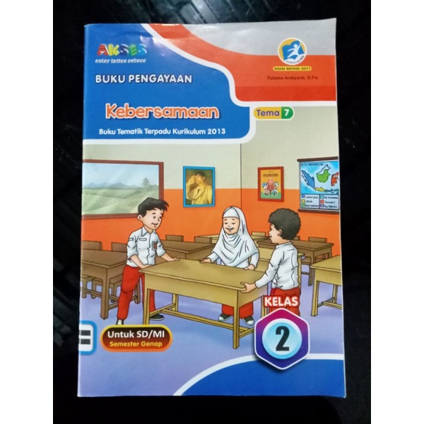 

Buku Pengayaan Kebersamaan SD/MI Kelas 2 Tema-7 - Preloved Buku Bekas