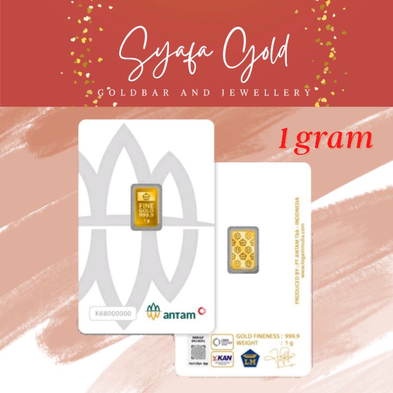 Emas Antam Logam Mulia 1gram Certieye
