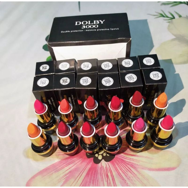 LIPSTICK DOLBY 3000 MATTE 12 WARNA PILIHAN