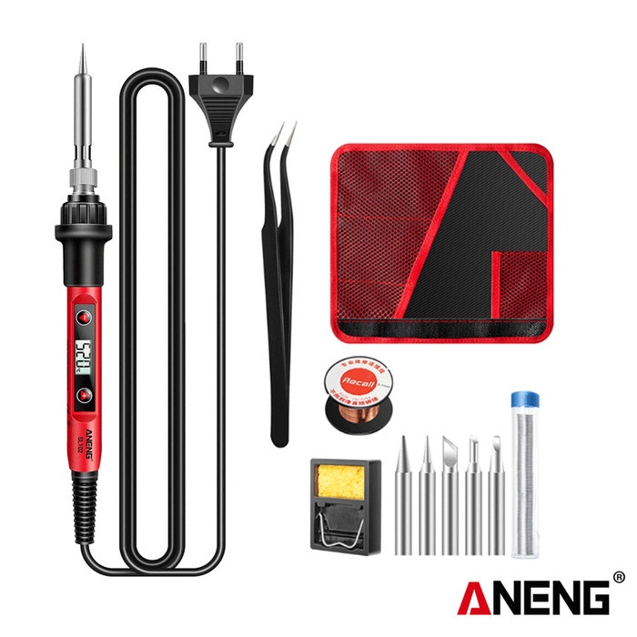 Soldering Kit Aneng Sl102-12 Solder Digital Kit Set Adjustable Temperature Original