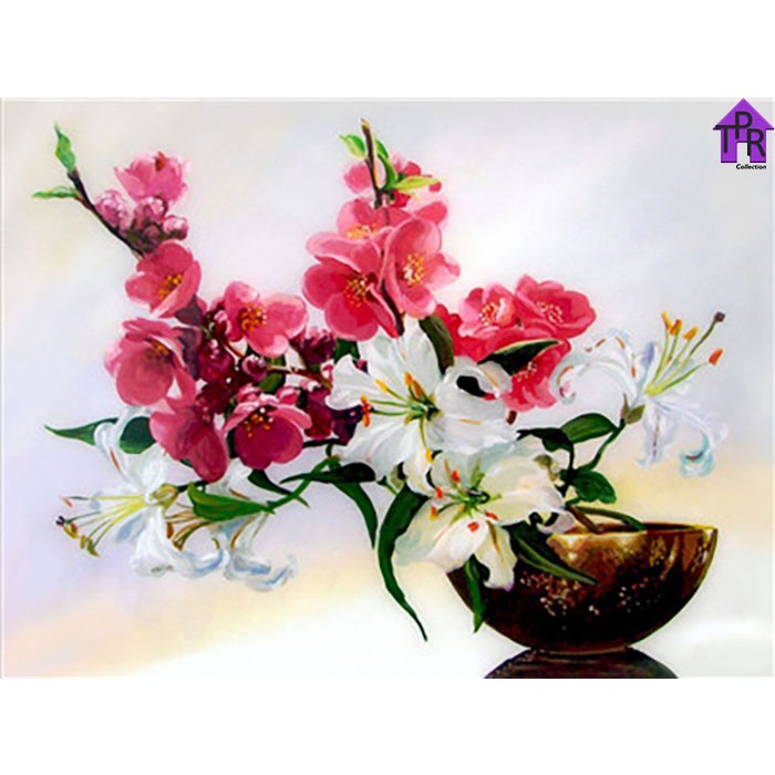 

Trendi Diy - Set Melukis / Paint By Number Kit - Flower 40X50Cm. Part-11 Murah