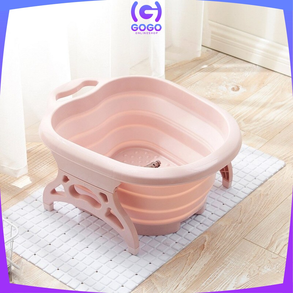 GOGO-C151 Baskom Lipat Rendam Pijat Kaki Refleksi Foldable Footbath Ember Cuci Kaki Spa Pedicure