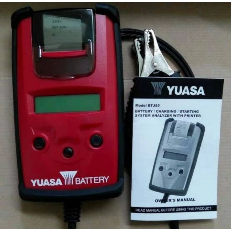 BATTERY TESTER ACCU TESTER AKI YUASA BTJ85 / YUASA BTJ85 WITH PRINTER