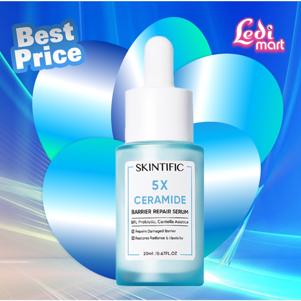 ORIGINAL SKINTIFIC 5X Ceramide SERIES / Moisturize Gel / Low pH Cleanser / Soothing Toner / Repair Serum / LEDI MART