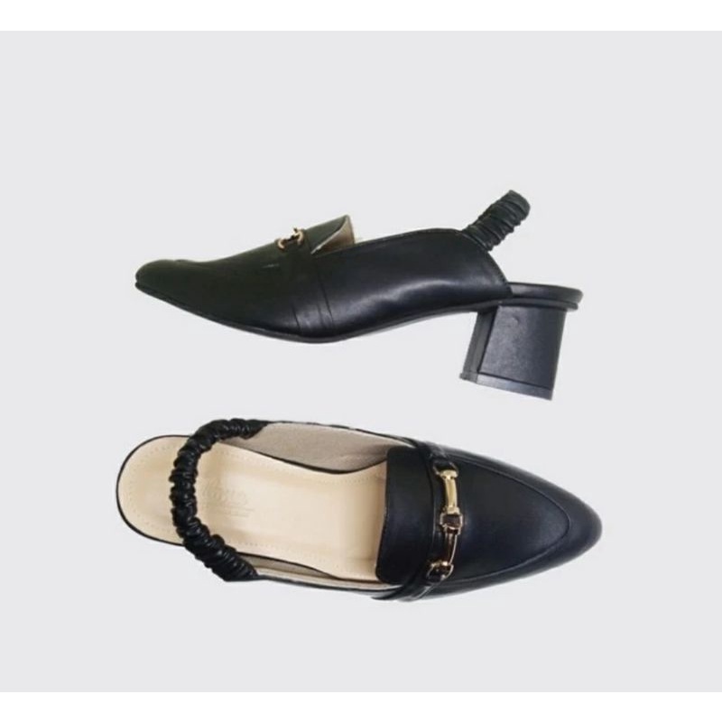 Sepatu Higheels Brixton Wanita Ukuran Super Besar 41~45 Heels Pantofel Semi Formal Cewek Oversize JUMBO Original