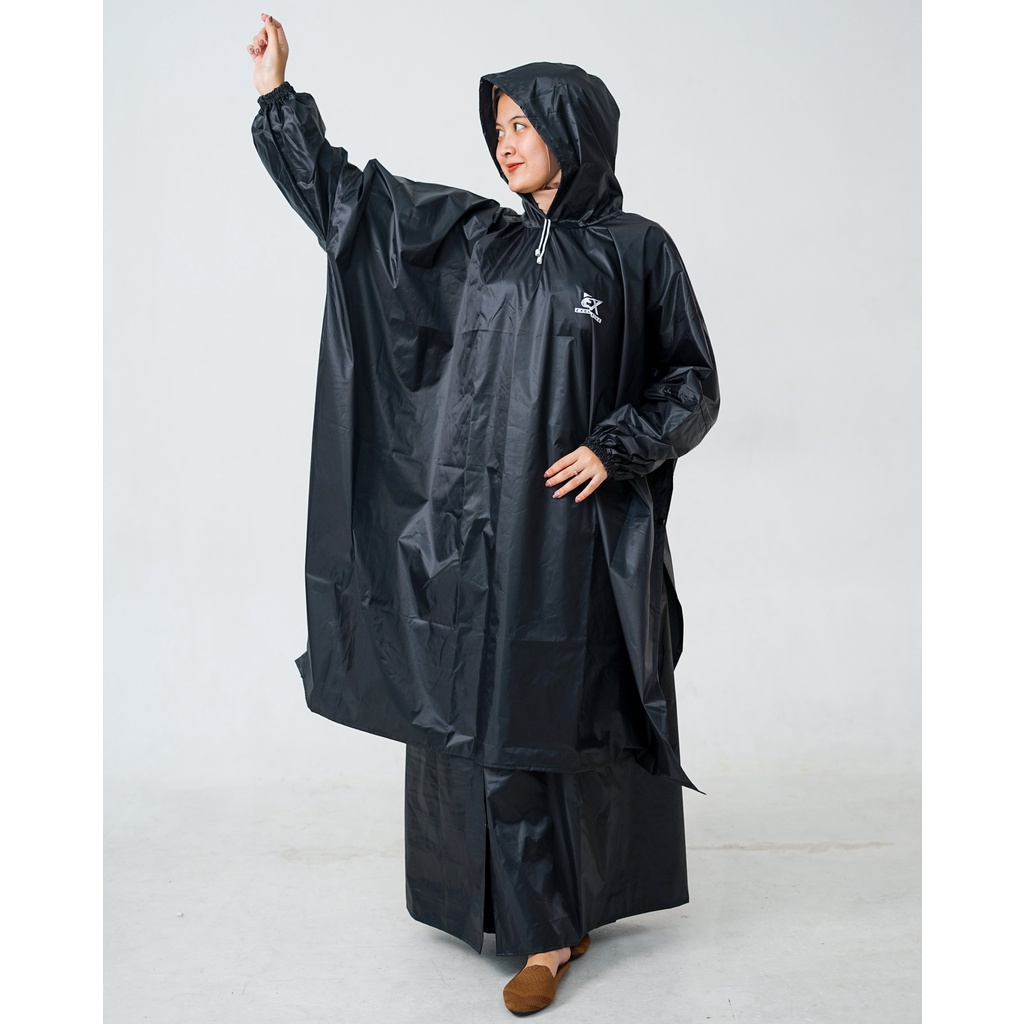 MURAH !!! RAINCOAT JAS HUJAN PONCO LENGAN KELELAWAR DEWASA PRIA WANITA