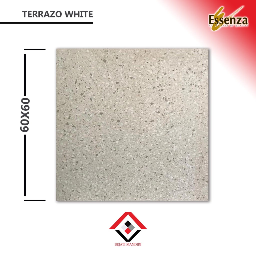 Granit 60x60 - Motif Teras - Essenza Terrazo White