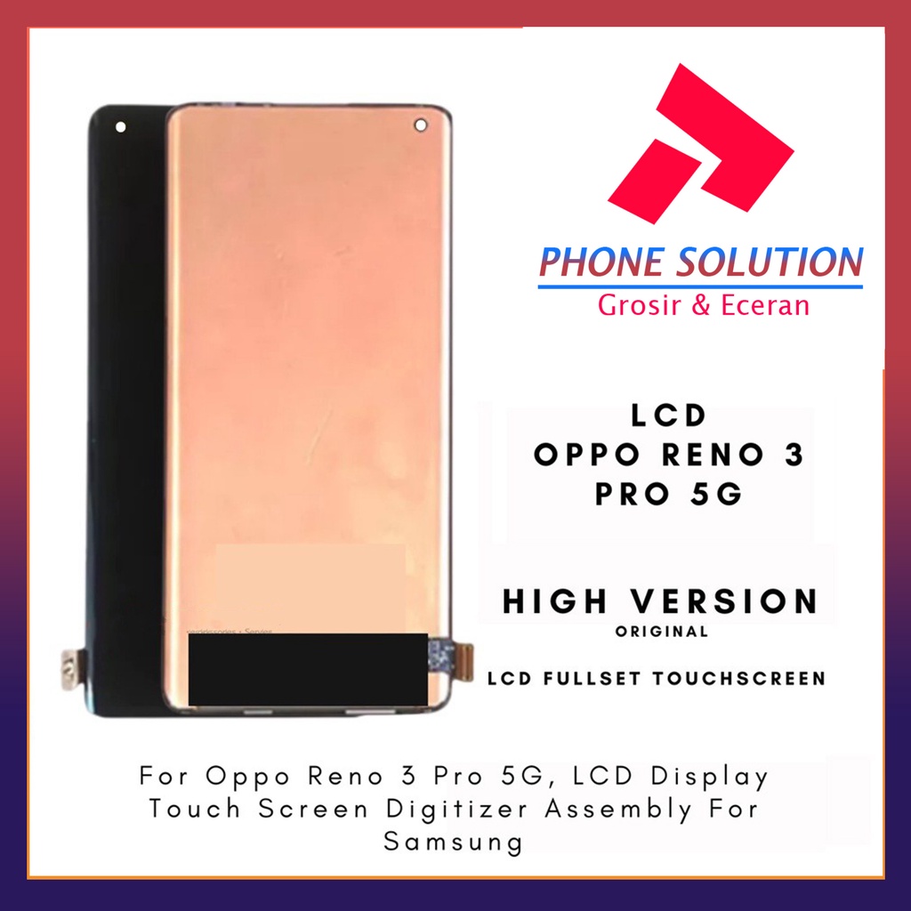 LCD Oppo Reno 3 Pro (5G) Fullset Touchscreen  // Supplier LCD Oppo - Garansi 1 Bulan