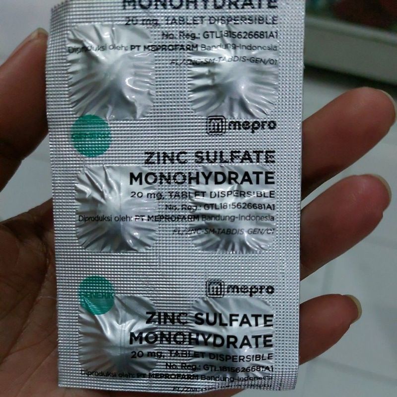 zinc tablet