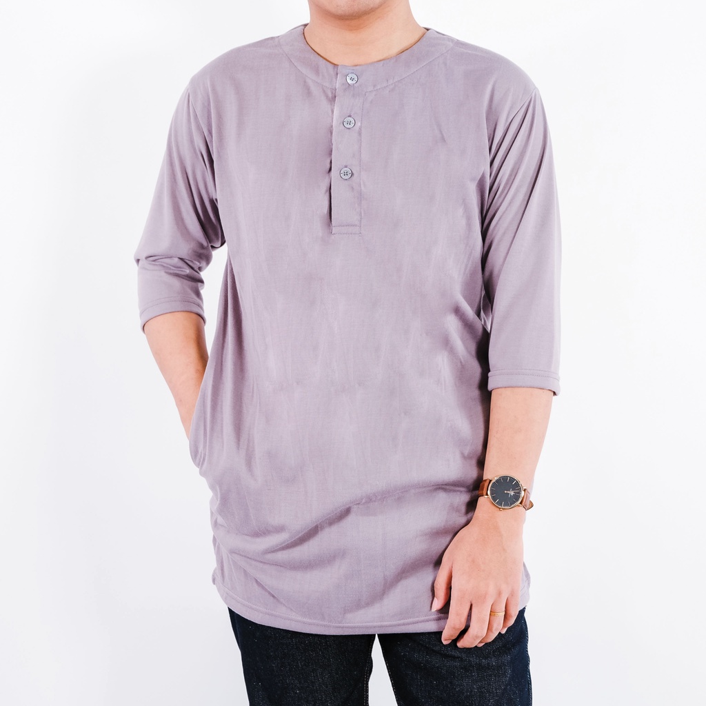 Kurta Pakistan Bahan Kaos Lengan 3/4 Baju Koko Terlaris Termurah