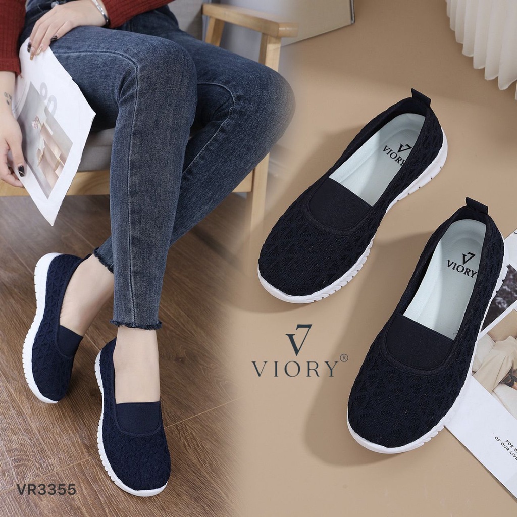 VIORY Sepatu Wanita Flat Shoes #VR3355 ORIGINAL