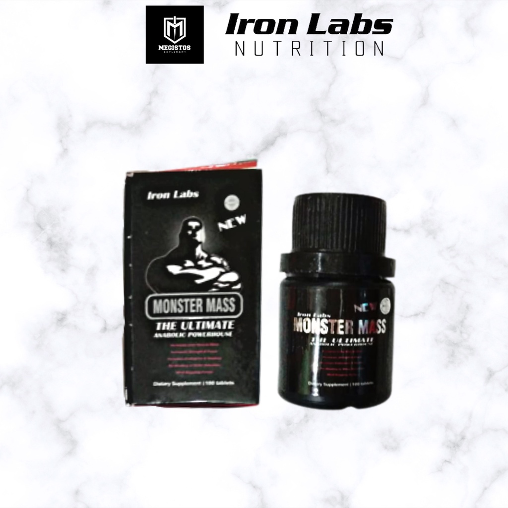Monster Mass 100 tabs IRON LABS Monstermass Ironlabs 100 tablet ORI