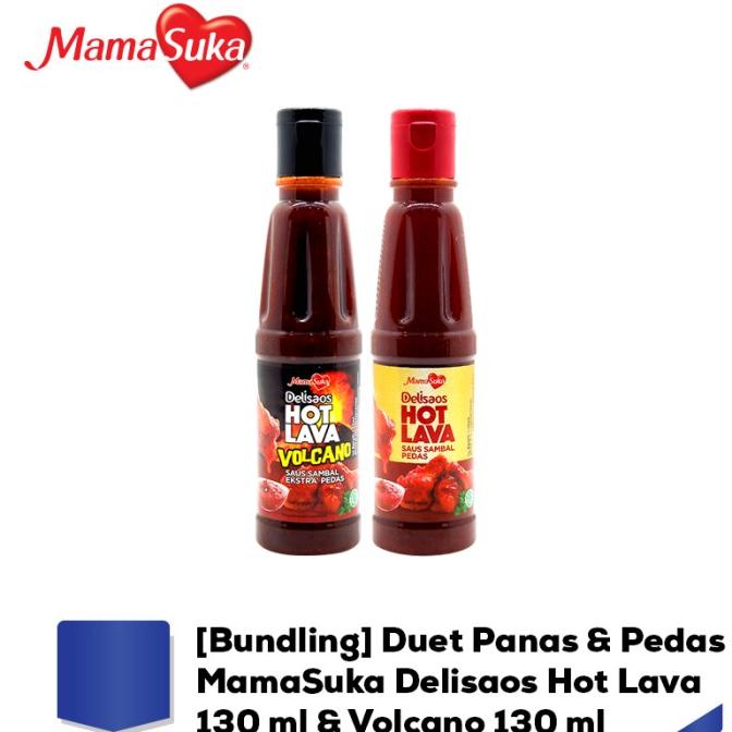 

[Bundling] Duet Panas & Pedas MamaSuka Delisaos Hot Lava & Volcano 130