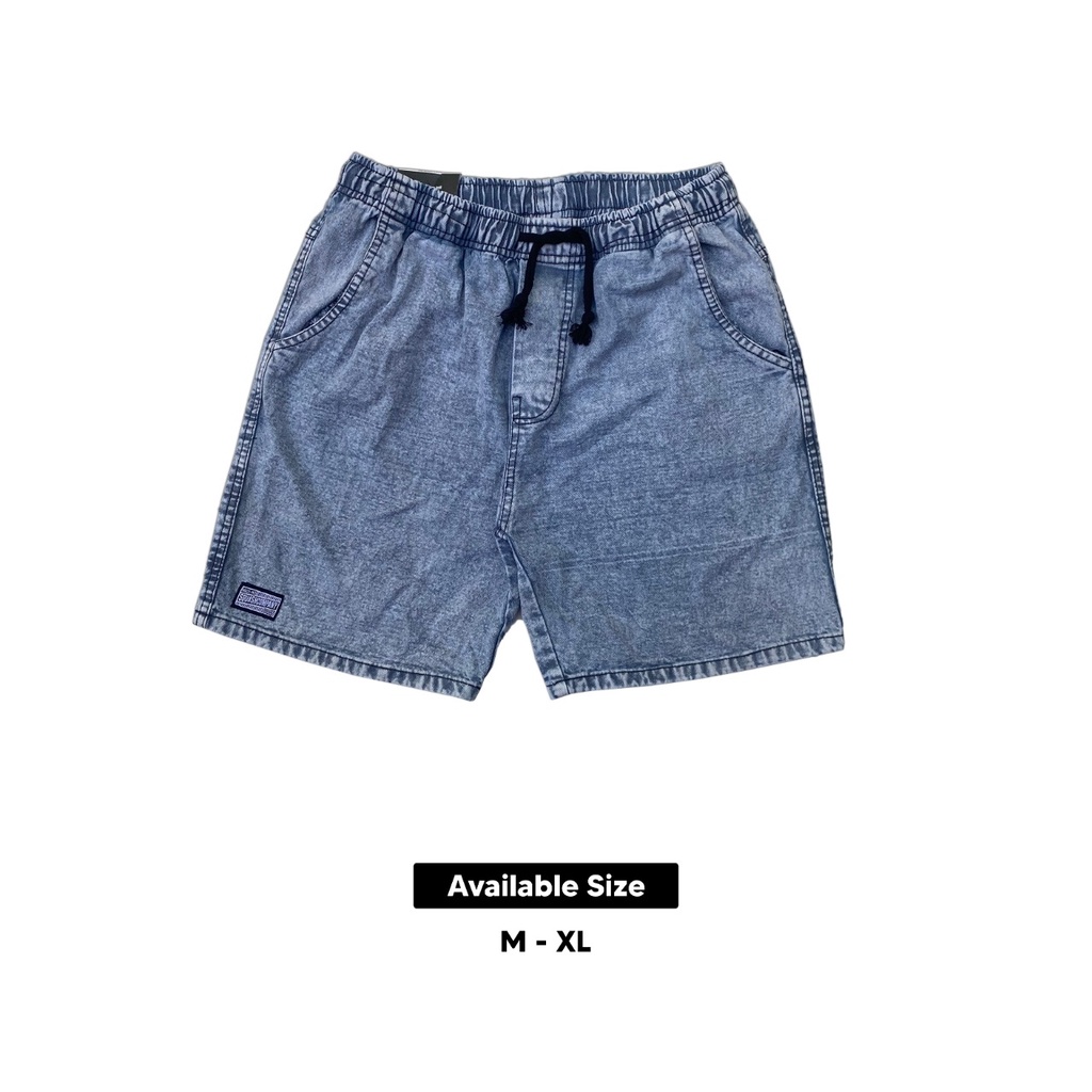 Celana Pendek Pantai Boardshort Jeans Shortpants Pria Laki Laki Ukuran M L XL