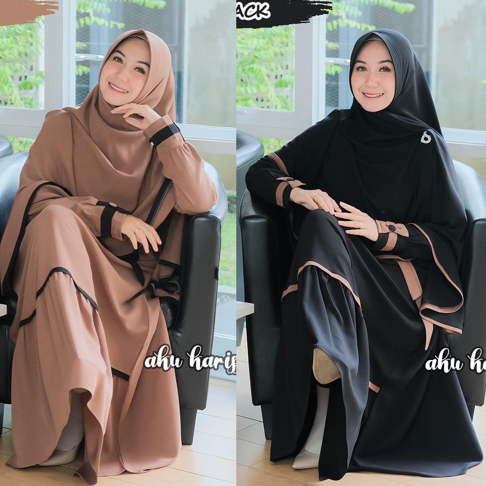 Gamis Maharani ORI AKU KARISSA / Gamis Syari Set Khimar ◦ BNG.22Oc22н