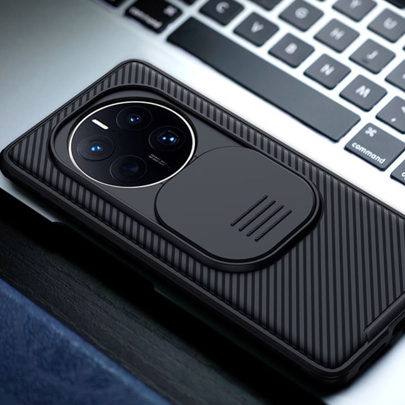 Zzz NILLKIN Casing Handphone Mate 50 Pro Dengan Pelindung Lensa Kamera Geser