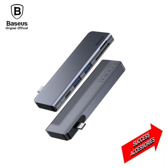 BASEUS Harmonica 5 in 1 HUB Type C USB Adapter Laptop Macbook Air Pro always ready