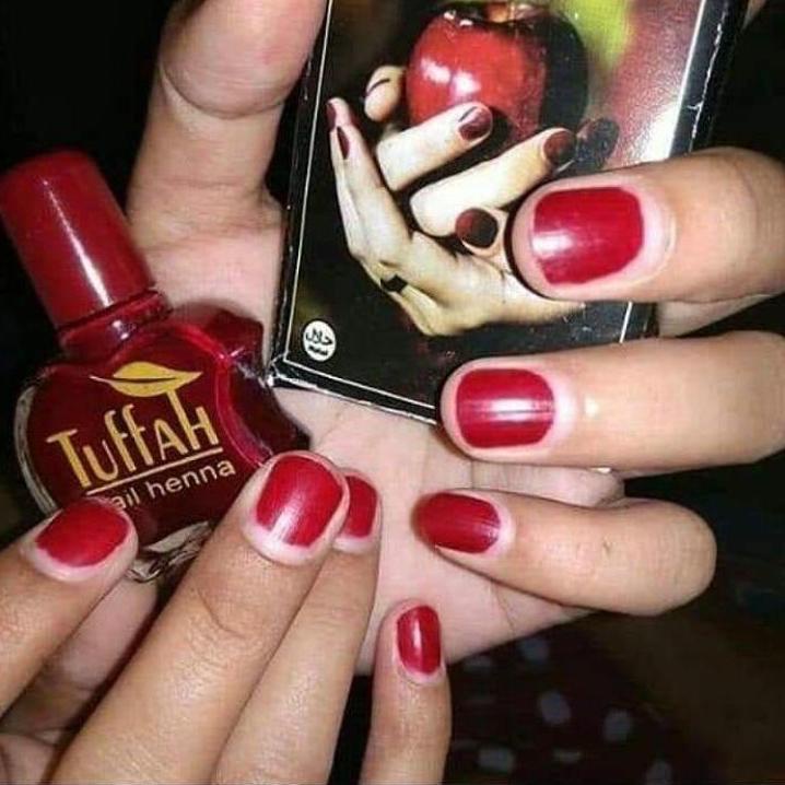 "MGW.18Oc22ᴶ" Tuffah nail henna kutek halal muslimah hena cat kuku kutek gel inai kuku kitek halal k