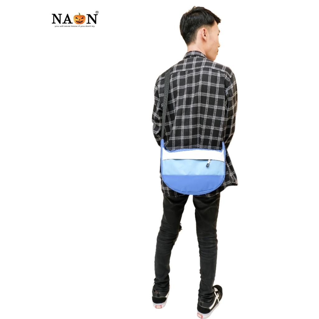 Tas Selempang Walker Variasi Xtc - Sling Bag Naon Biru Biru Putih